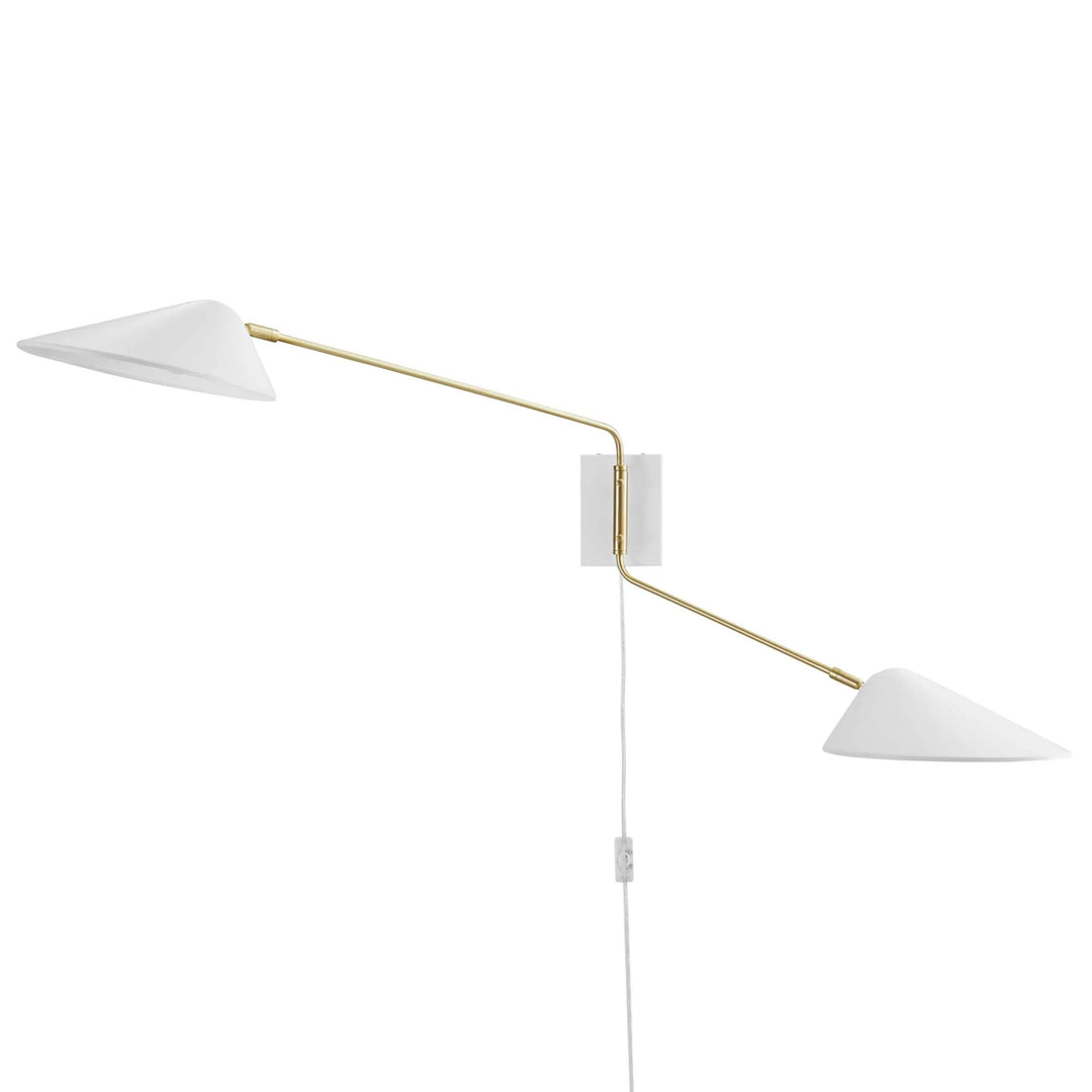 Jaunt 2-Light Swing Arm Wall Sconce