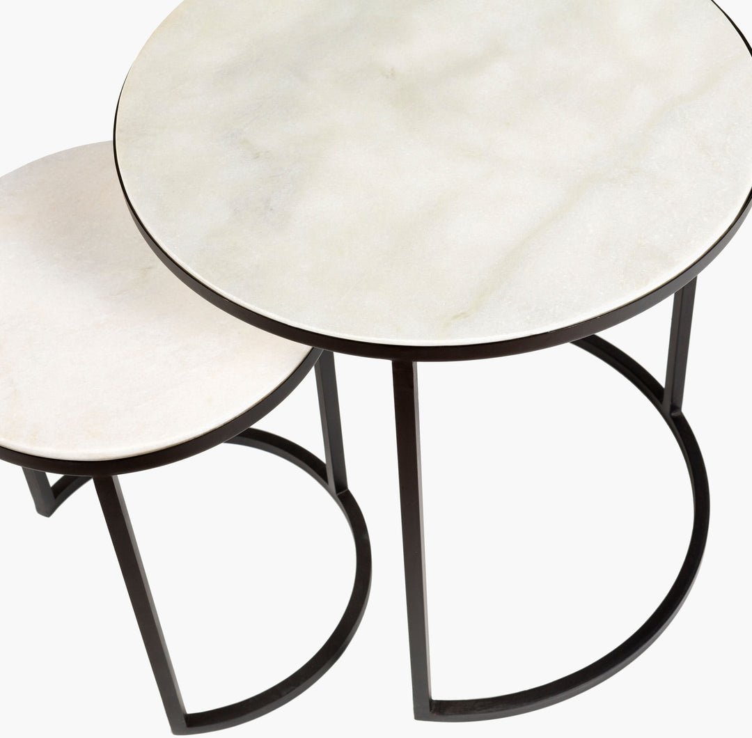 Nova Marble Nesting Tables