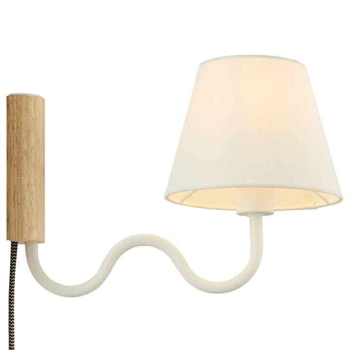 Swiggy Arm Wall Sconce - Natural White