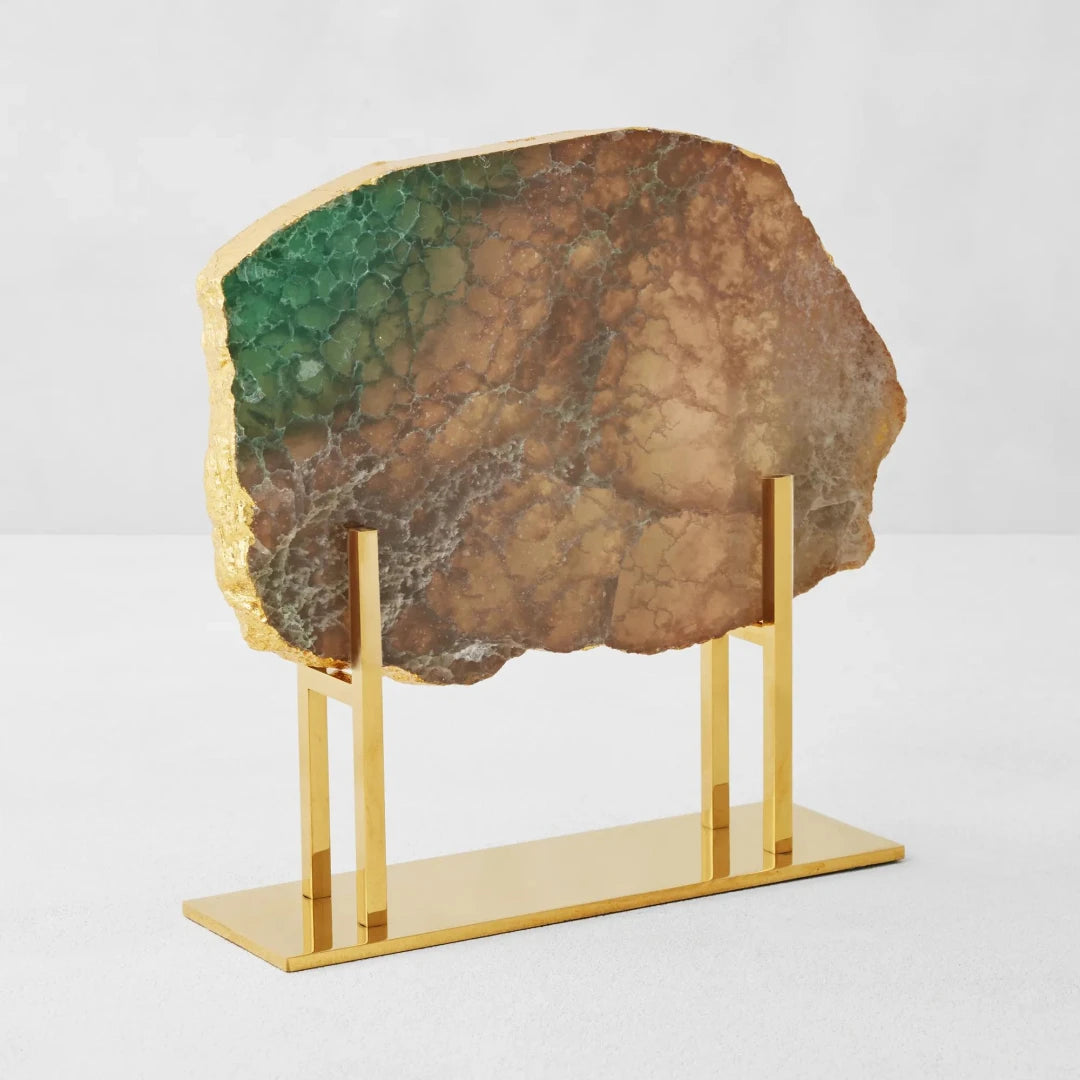 Fluorite Slab On Stand