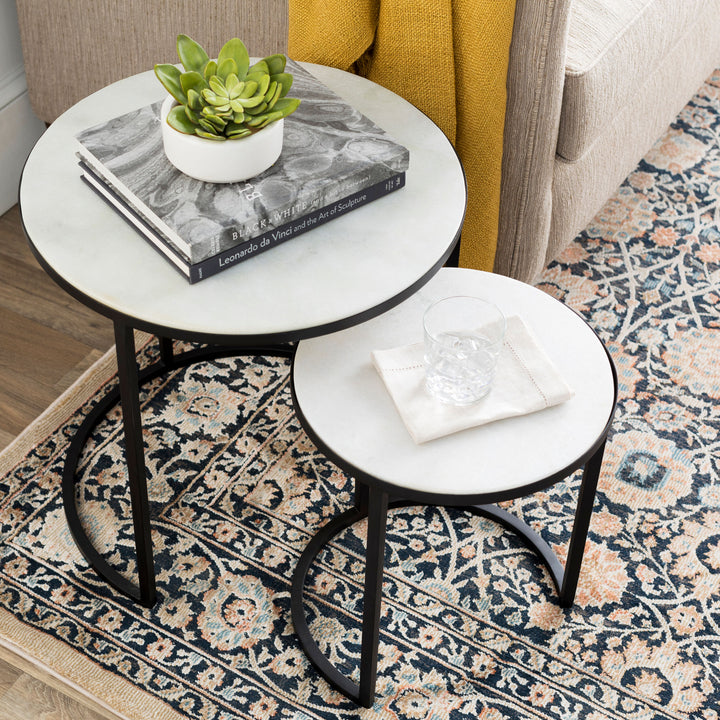 Nova Marble Nesting Tables