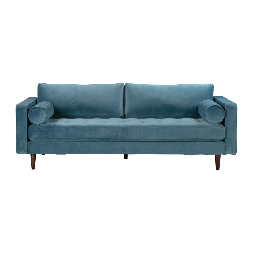 Cavern Dusty Blue Velvet Sofa
