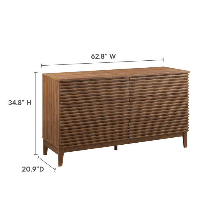 Derren 6-Drawer Dresser - Walnut