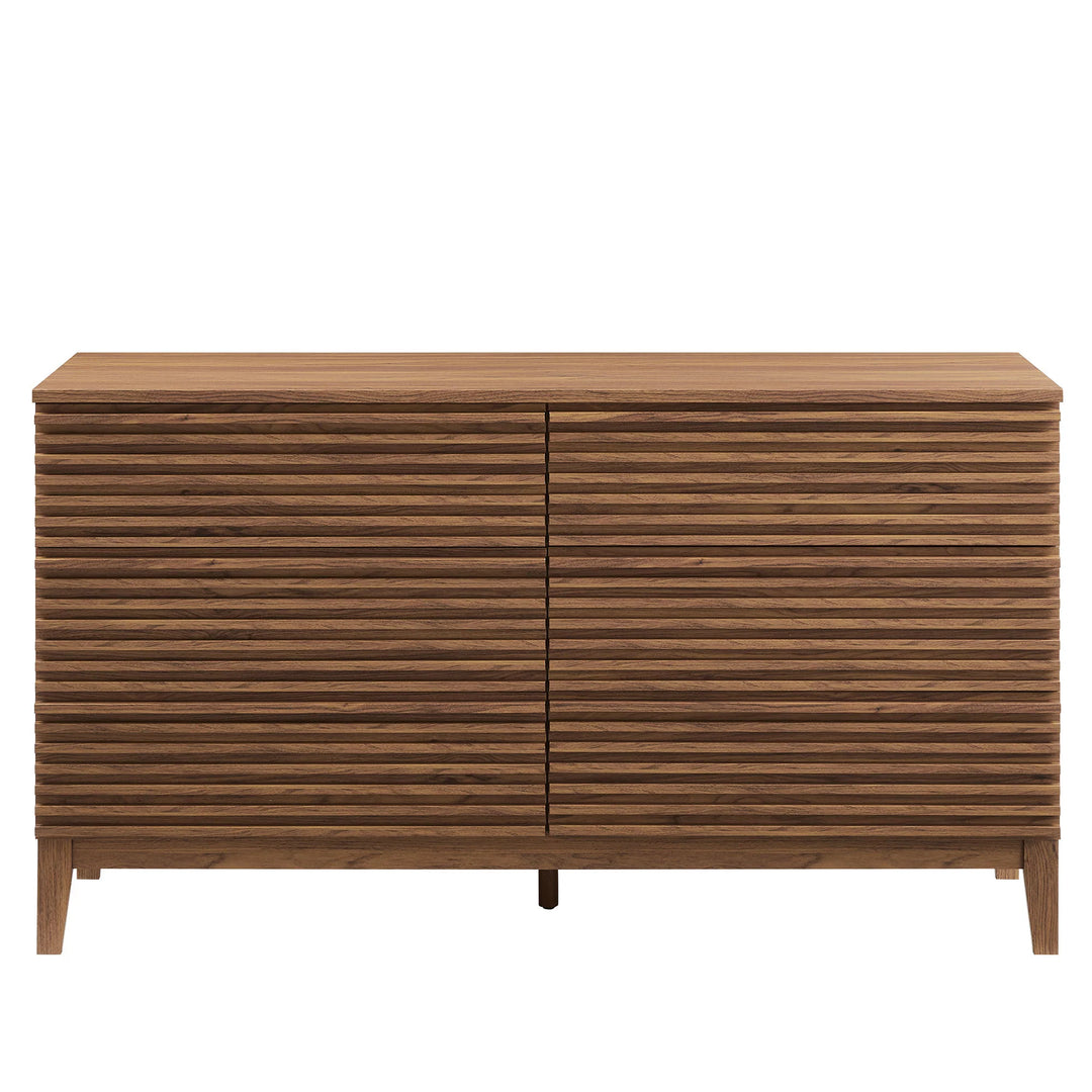 Derren 6-Drawer Dresser - Walnut