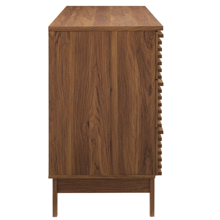 Derren 6-Drawer Dresser - Walnut