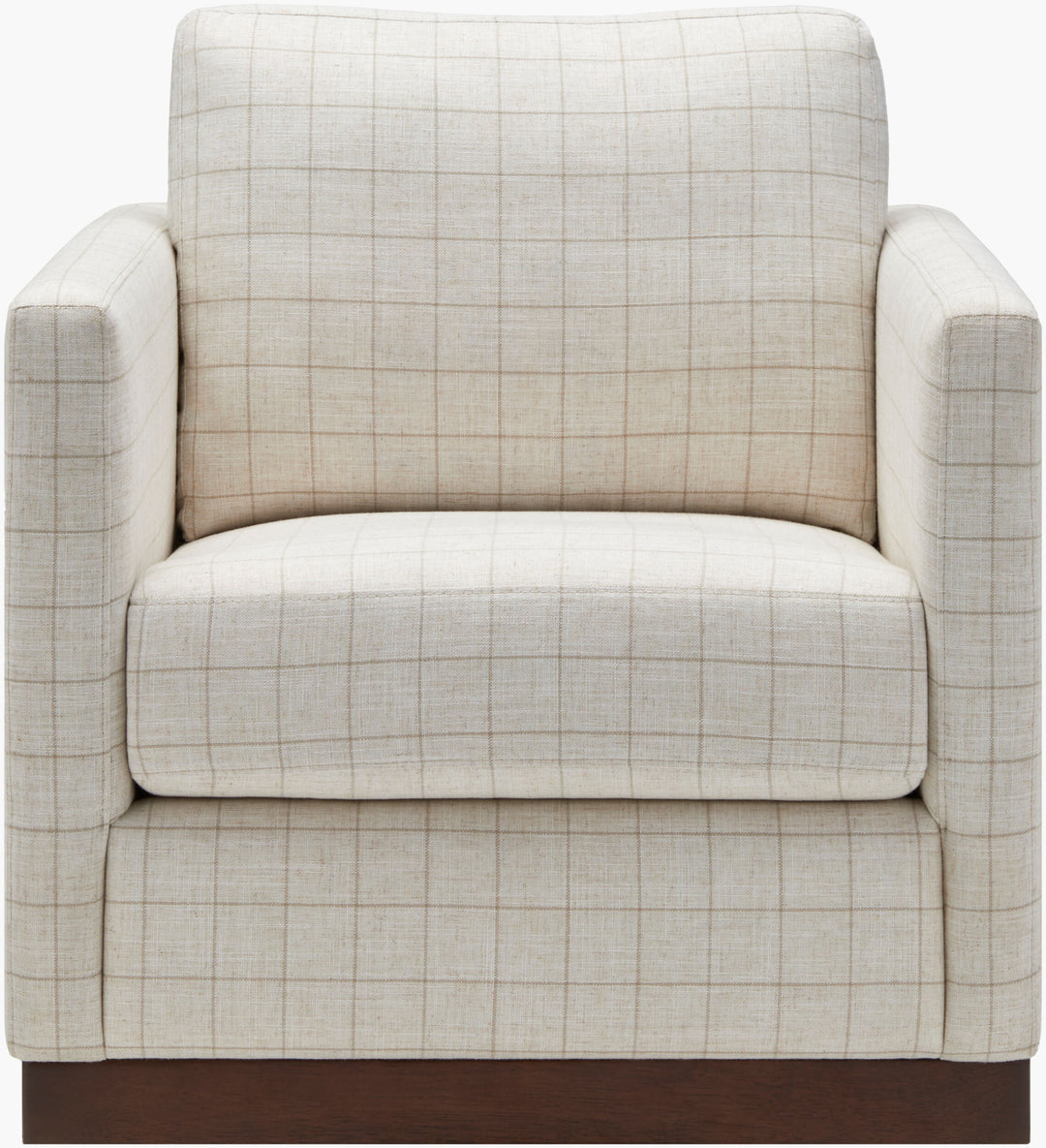 Grid Swivel Chair - Cream