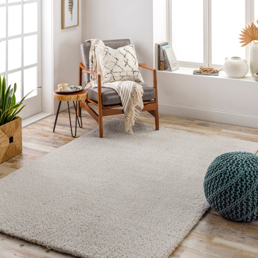 Cloudy Shag Charcoal Design Gradient Rug
