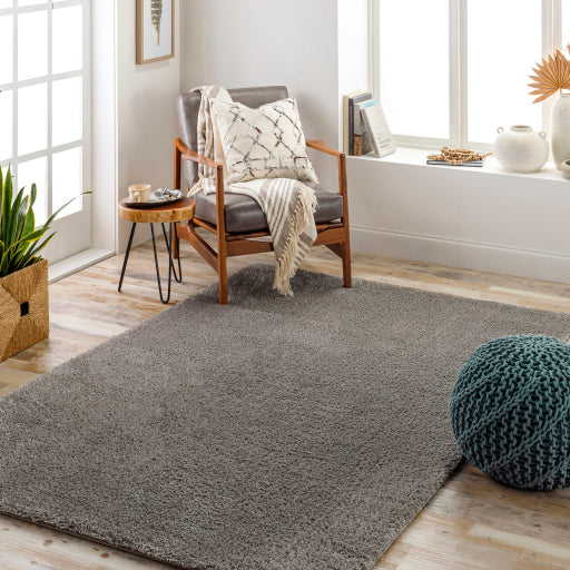 Cloudy Shag Contemporary Design Grey Area Rug