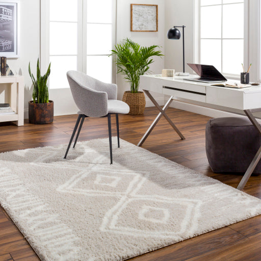 Cloudy Shag Charcoal Designer Rug