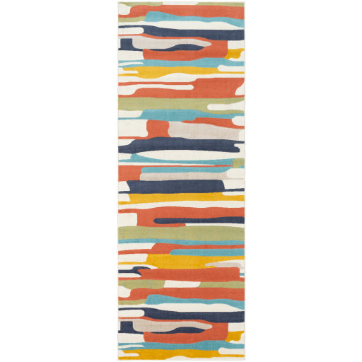 Cityscape Chic Machine Woven Runner Rug