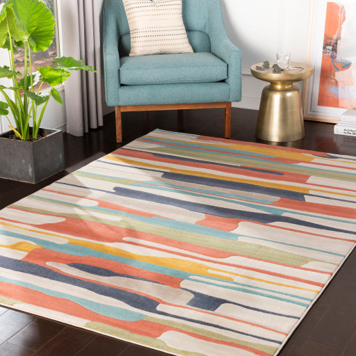 Cityscape Chic Machine Woven Runner Rug