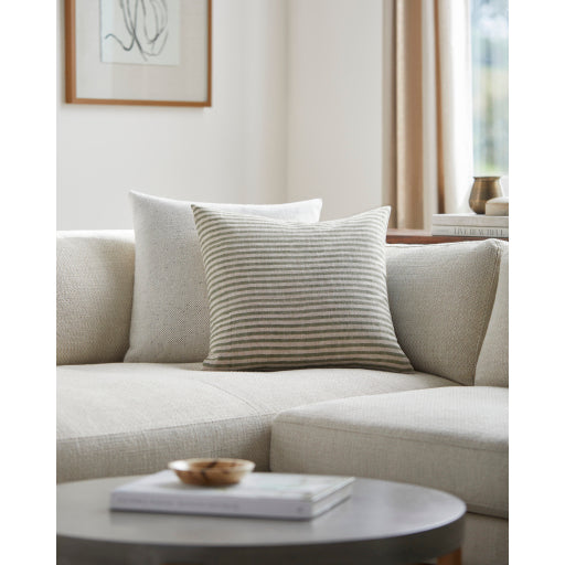 Elegant Linen & Cotton Accent Pillow