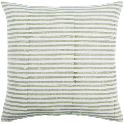 Elegant Linen and Cotton Accent Pillow