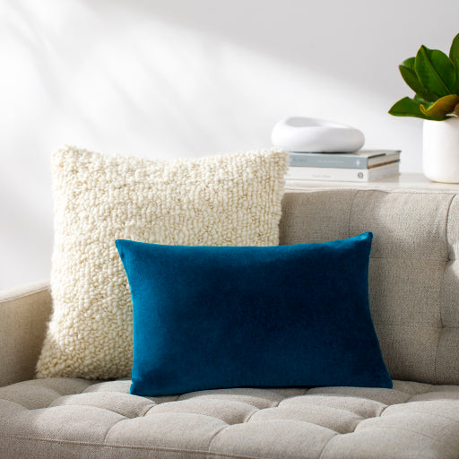 Luxury Cotton Velvet Lumbar Pillow
