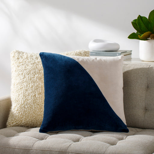 Velvet Cotton Accent Pillow