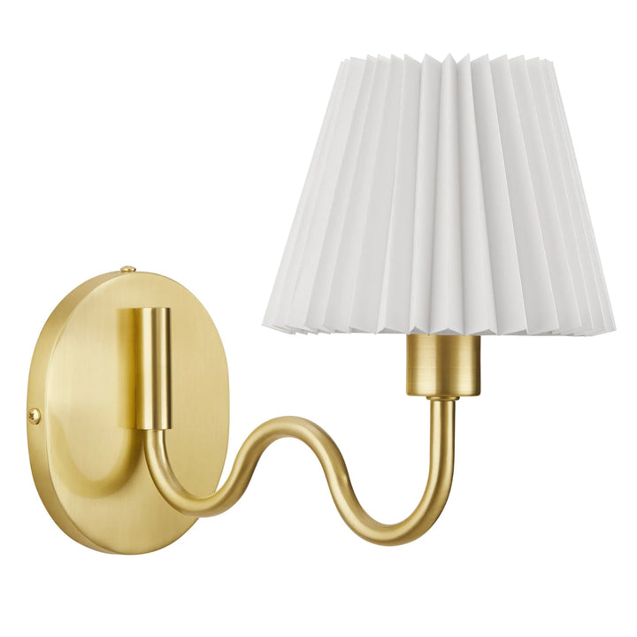 Wanda Squiggle Arm Wall Sconce - Brass