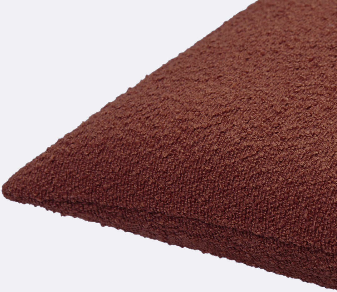 Textured Pillow - Rust w Poly Insert