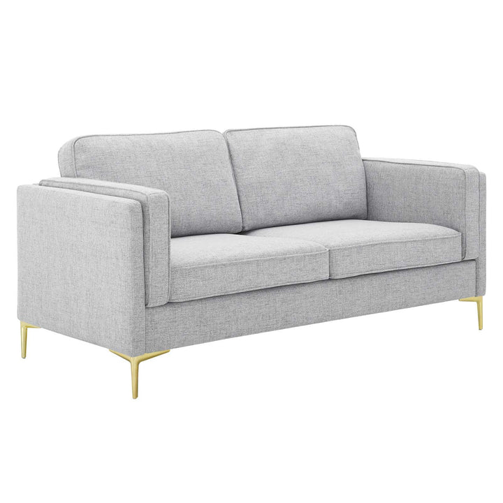 Aiyla Fabric Sofa - Light Grey
