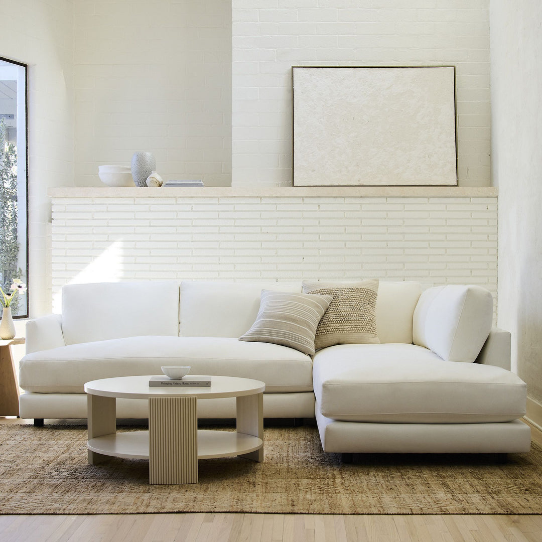 Haven 2 Piece Bumper Chaise Sectional