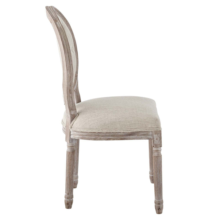 Sirea Vintage Dining Side Chair - Beige