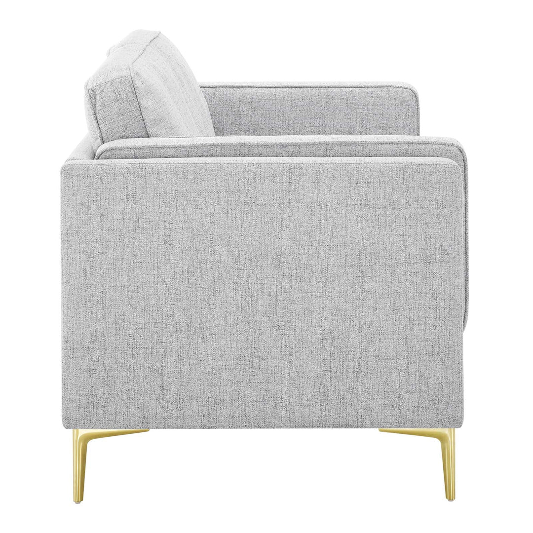 Aiyla Fabric Sofa - Light Grey