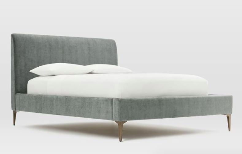 Andes Deco Upholstered Bed-Queen