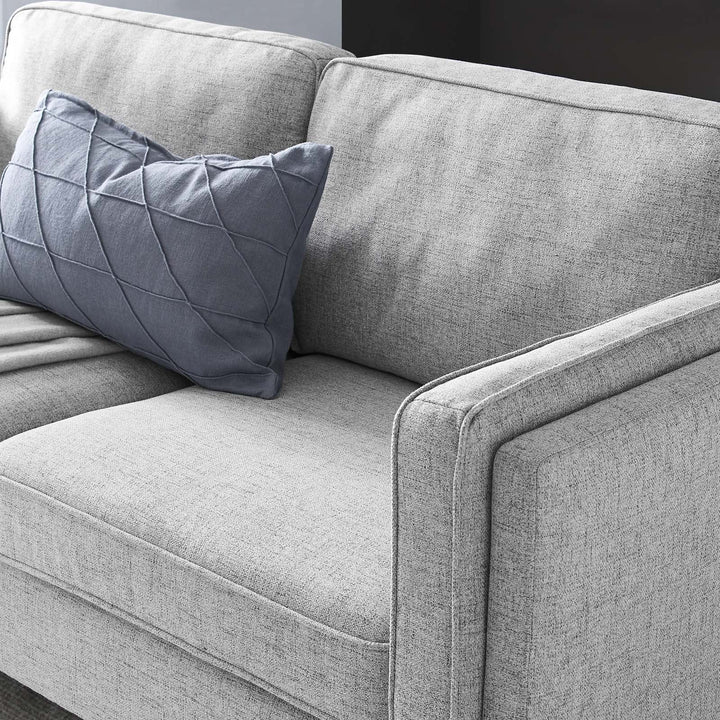 Aiyla Fabric Sofa - Light Grey