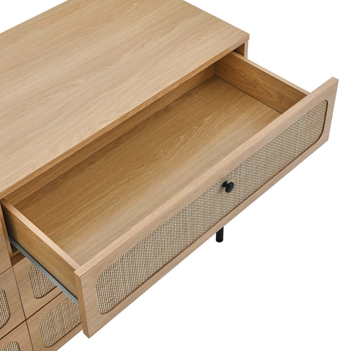 Charlotte 6-Drawer Dresser in Oak