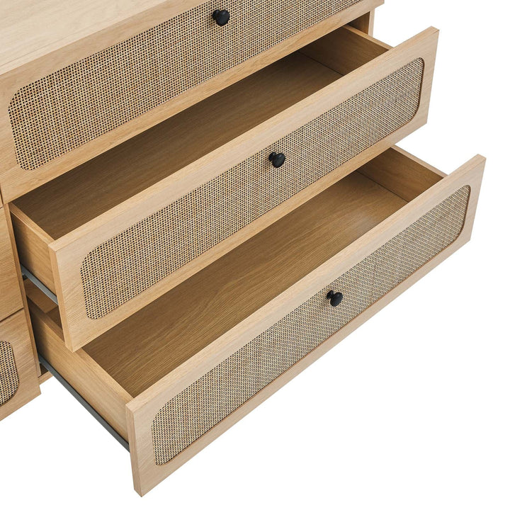 Charlotte 6-Drawer Dresser in Oak