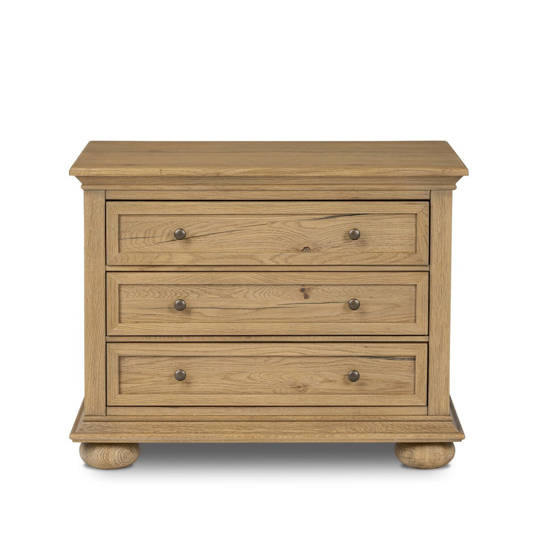 George Nightstand - Worn Oak