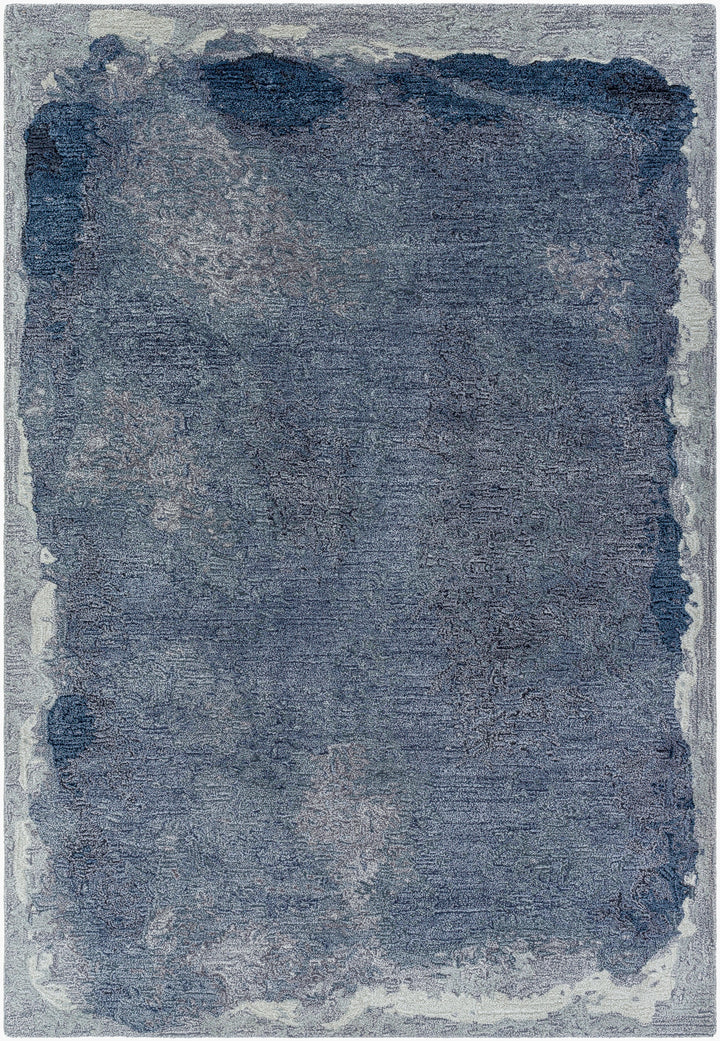 Abstract Blue Rug 8'10"x12'