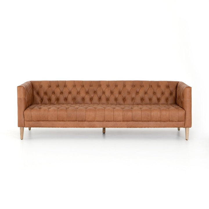 Tailor Leather 90" Sofa