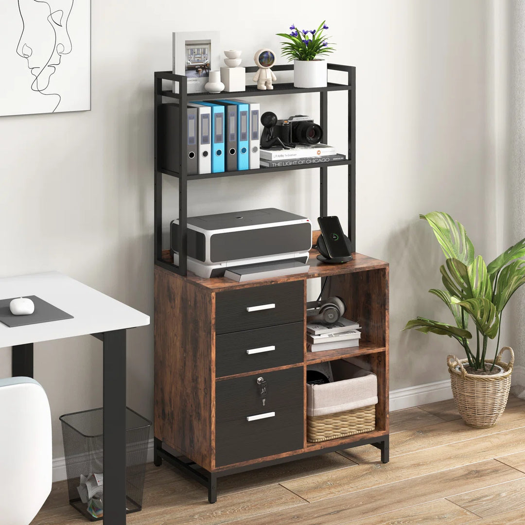 Livofloral 3 Drawer File Cabinet