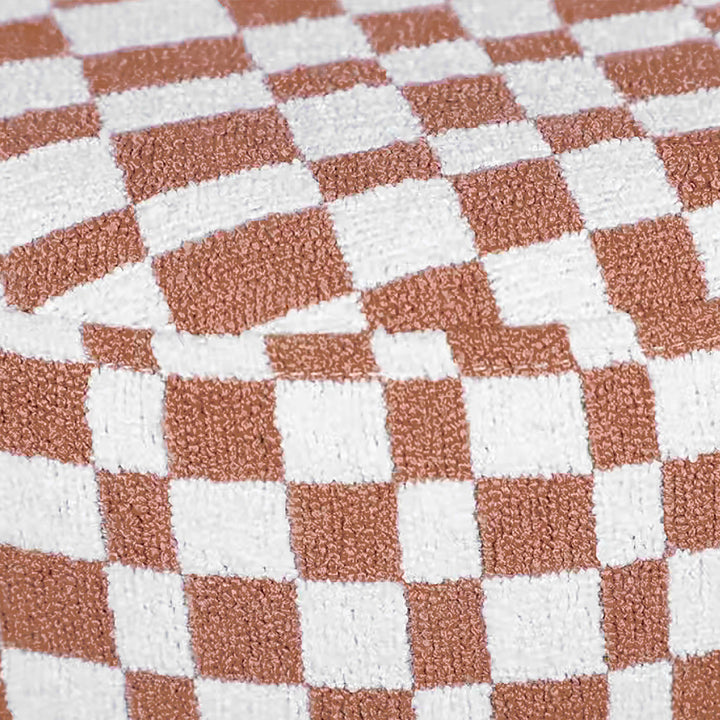 Cherise Checkered Boucle Stool