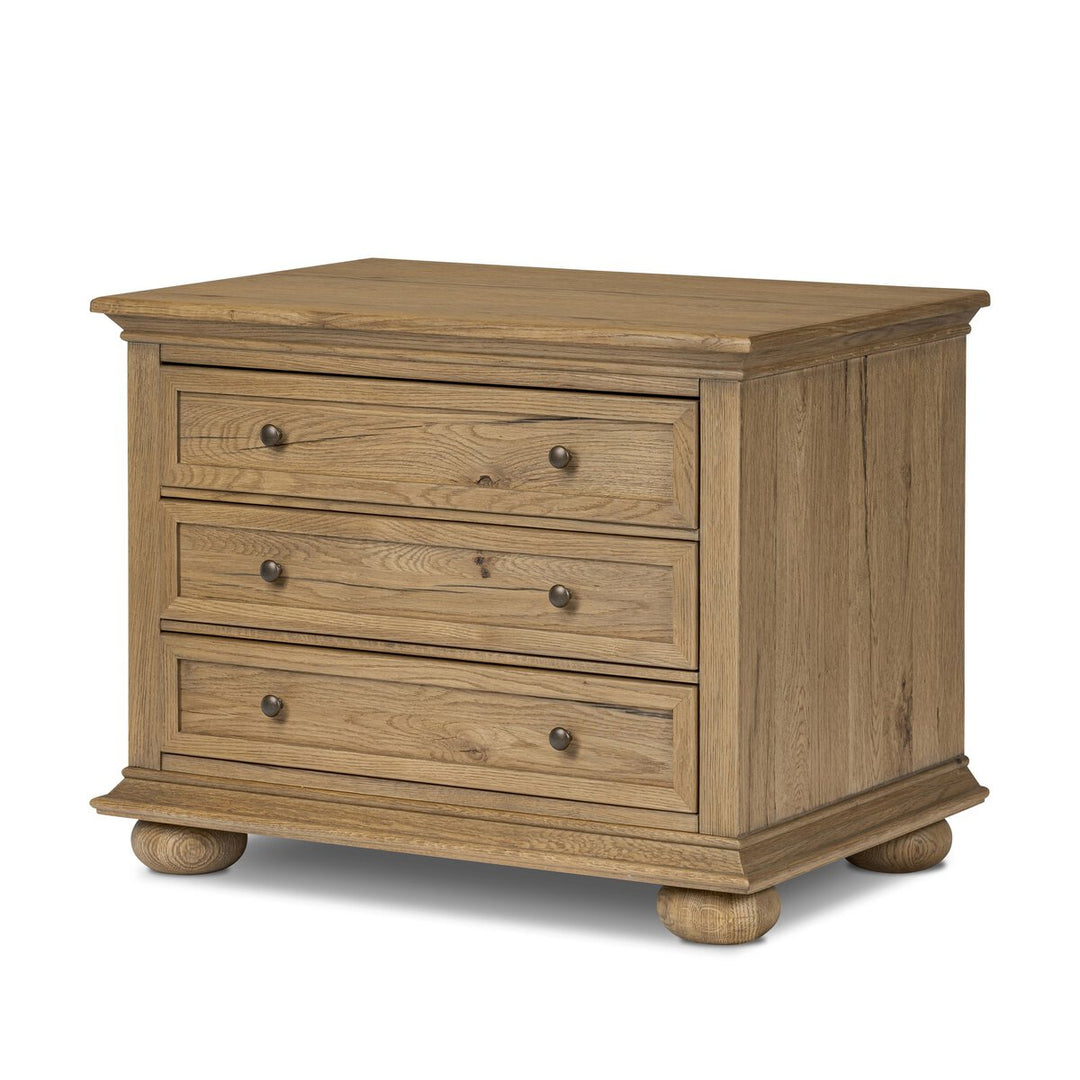 George Nightstand - Worn Oak