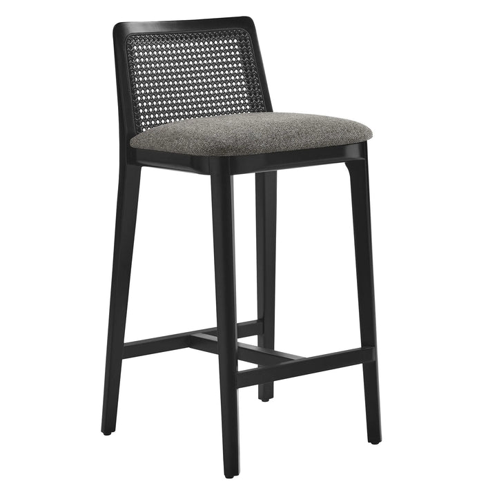 Cana Black and Gray Counter Stool