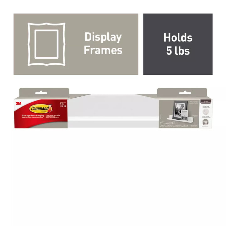 Command 1pc Picture Ledge