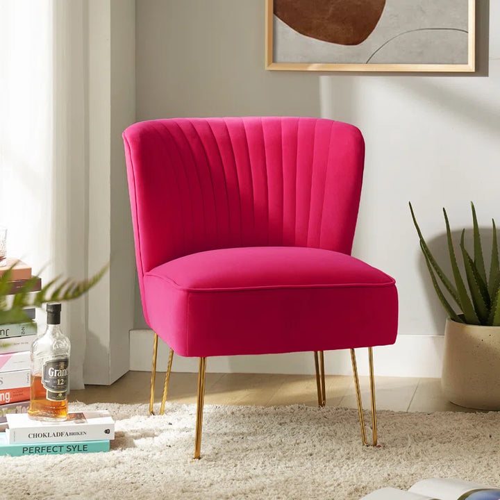 Euclid Velvet Side Chair