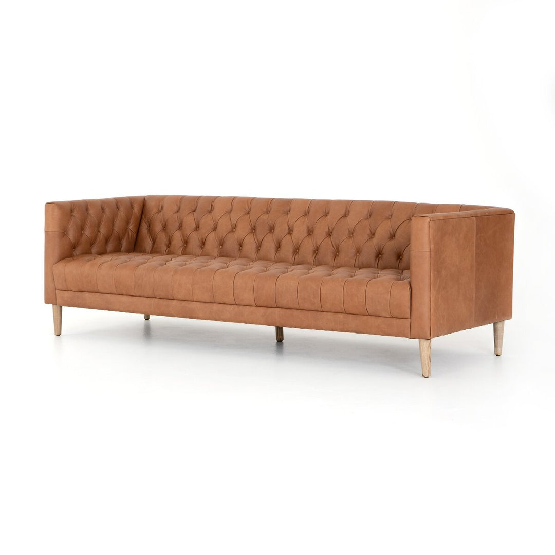 Tailor Leather 90" Sofa