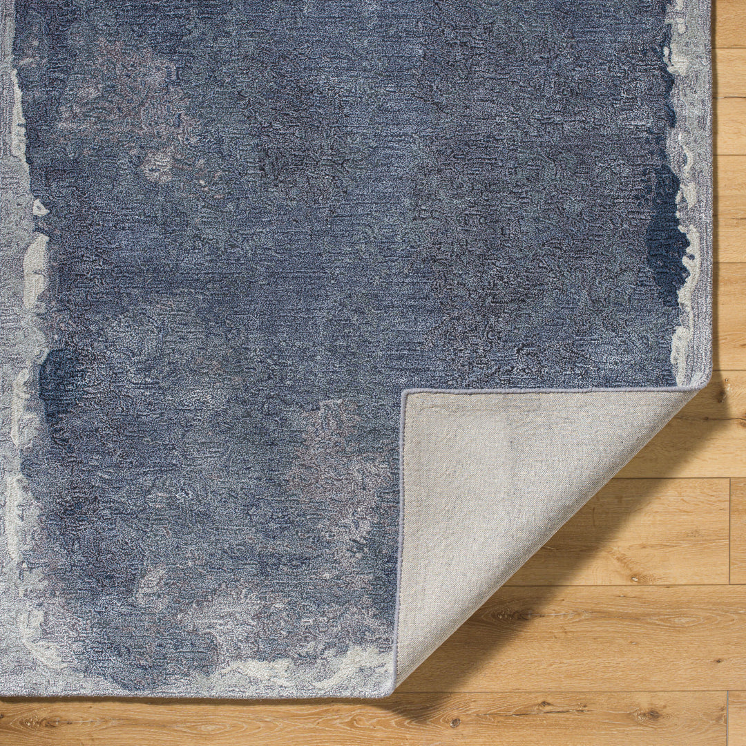 Abstract Blue Rug 8'10"x12'