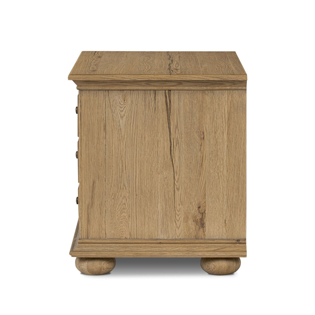 George Nightstand - Worn Oak