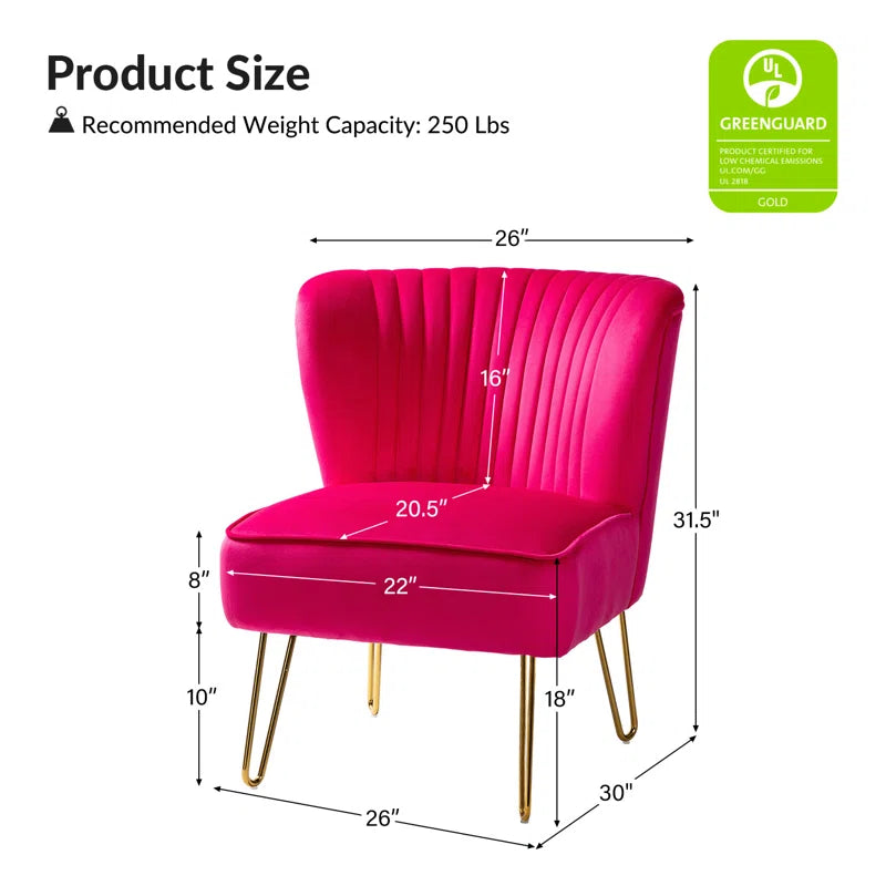 Euclid Velvet Side Chair