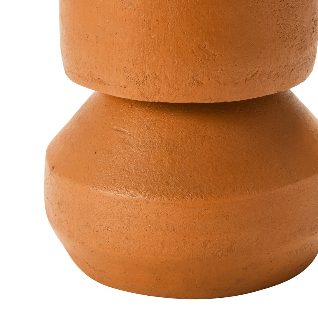 Zakarias Terracotta Table Vase