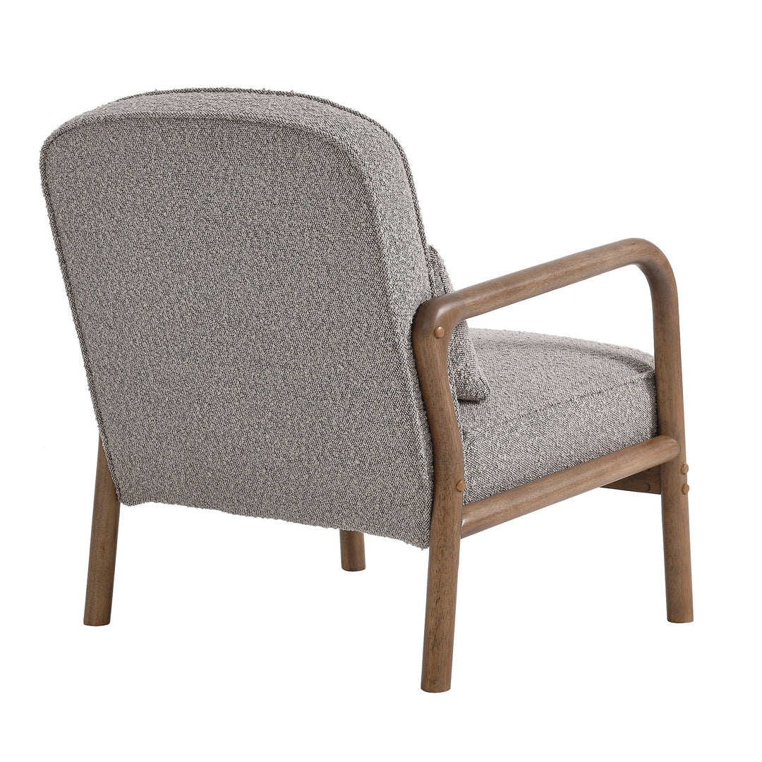 Harlin Boucle Upholstered Armchair - Taupe