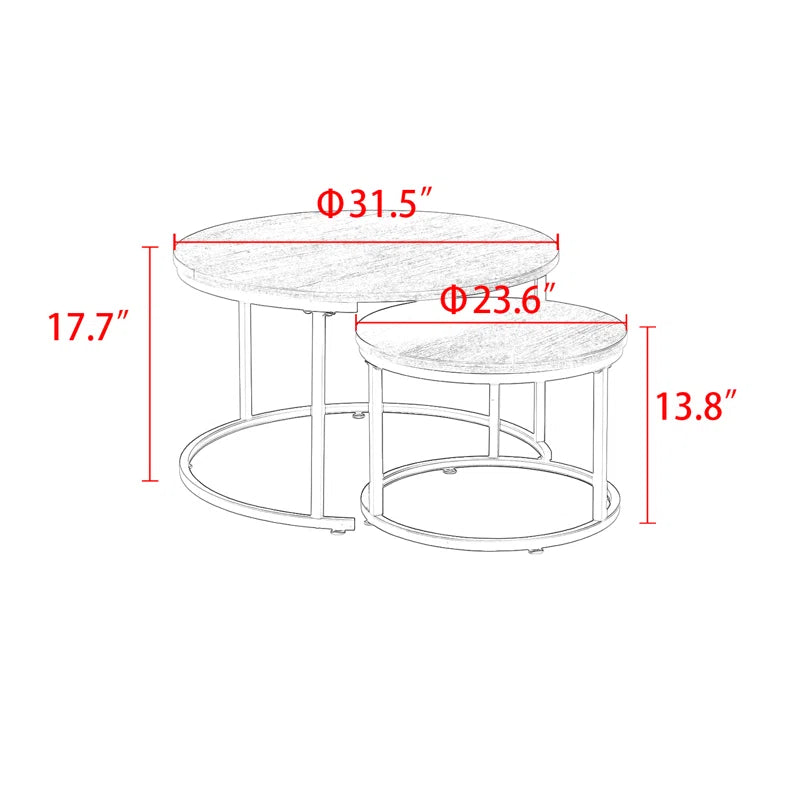 Enid Nesting Coffee Table