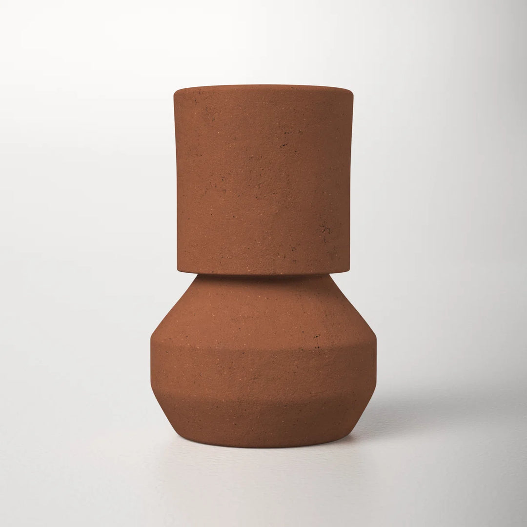 Zakarias Terracotta Table Vase