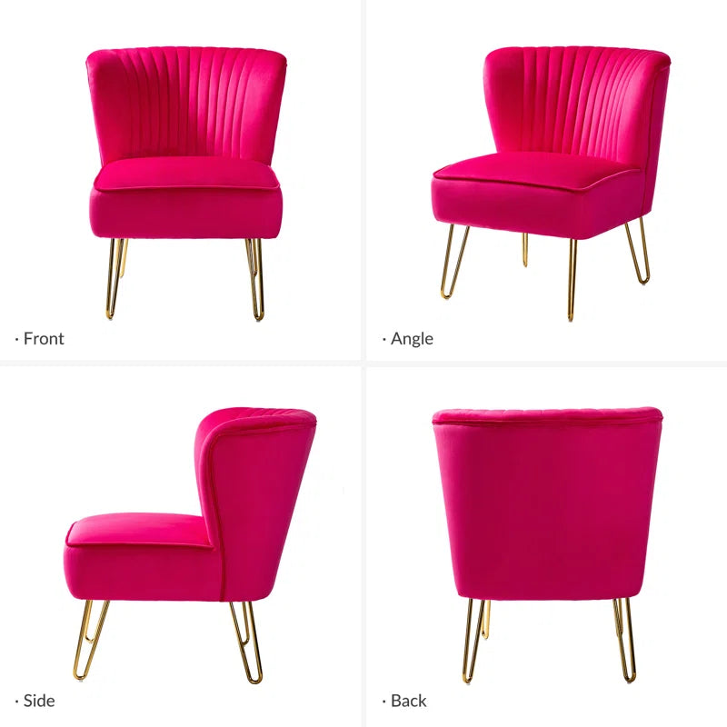 Euclid Velvet Side Chair