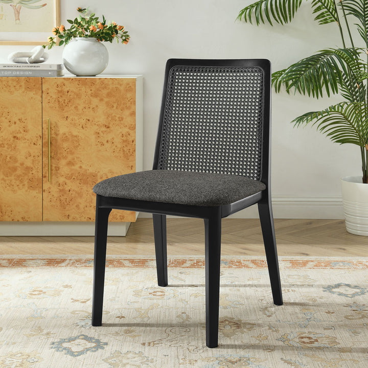 Cana Black and Gray Dining Side Chair