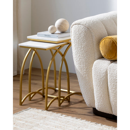 Modern Elegance 22H x 14W x 14D, Accent Table