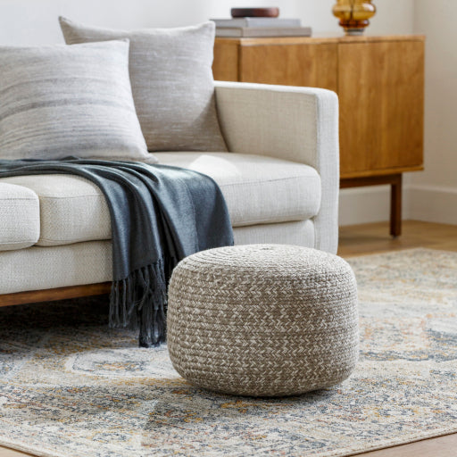 Serene Chic Pouf